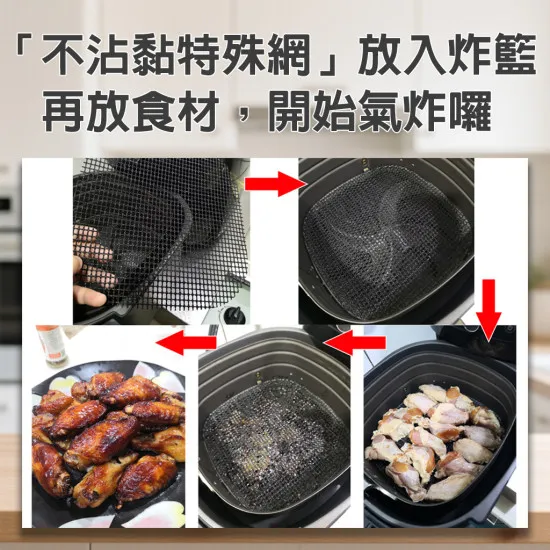 【科帥 AF106 專用】磁吸防噴油網｜氣炸鍋配件｜阻隔油汙、好拆洗、不卡鍋具｜獨家專利